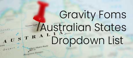 Gravity Forms Australian States Dropdown List