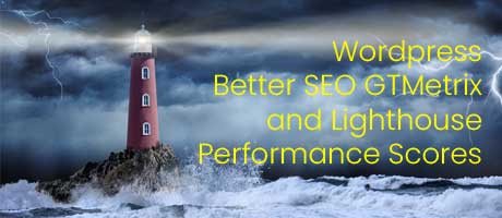 Wordpress Better SEO GTMerix and Ligthouse Scores slider