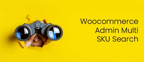 Woocommerce admin multi SKU search slider